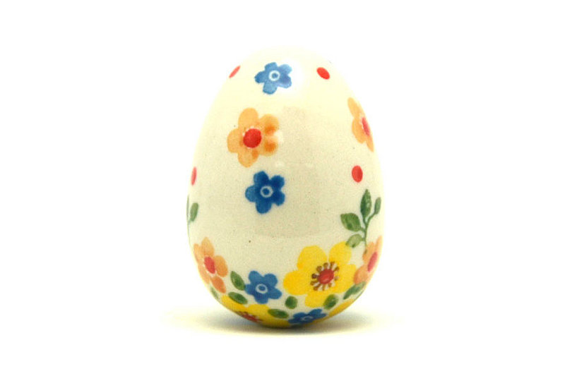 Ceramika Artystyczna Polish Pottery Egg Figurine - Buttercup 044-2225a (Ceramika Artystyczna)