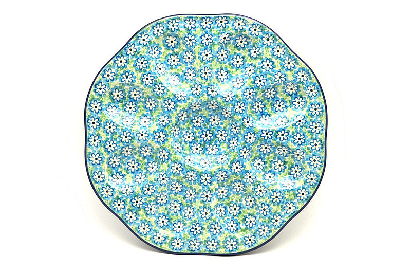 Ceramika Artystyczna Polish Pottery Egg Plate - 8 Count - Key Lime A24-2252a (Ceramika Artystyczna)