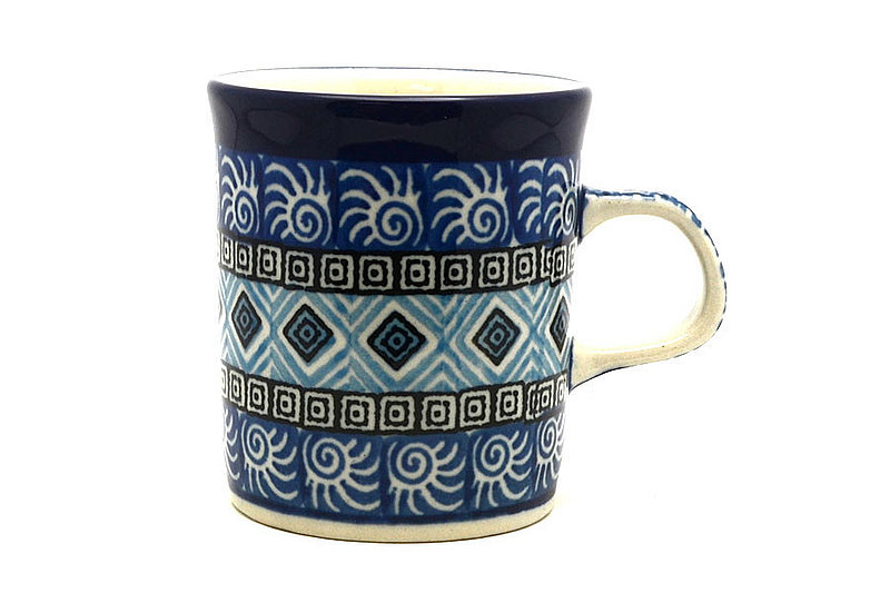 Ceramika Artystyczna Polish Pottery Espresso Cup - 5 oz. - Aztec Sky 328-1917a (Ceramika Artystyczna)