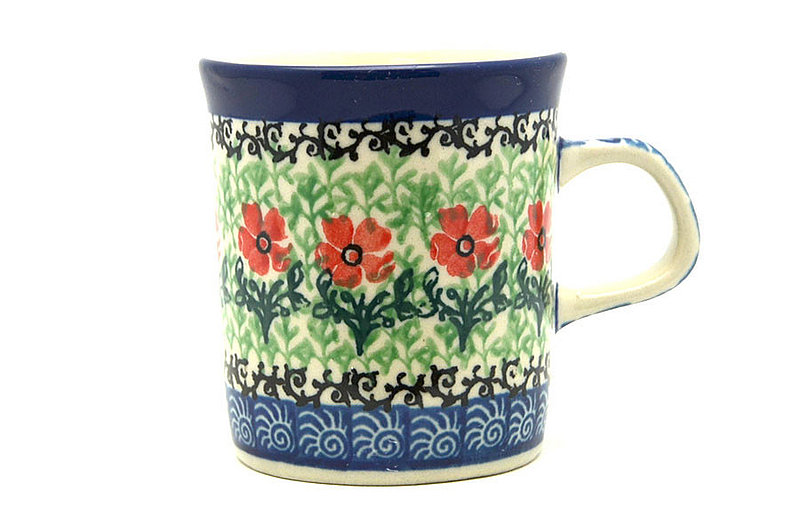 Ceramika Artystyczna Polish Pottery Espresso Cup - 5 oz. - Maraschino 328-1916a (Ceramika Artystyczna)
