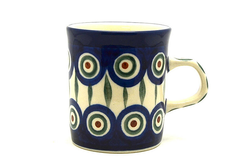 Ceramika Artystyczna Polish Pottery Espresso Cup - 5 oz. - Peacock 328-054a (Ceramika Artystyczna)