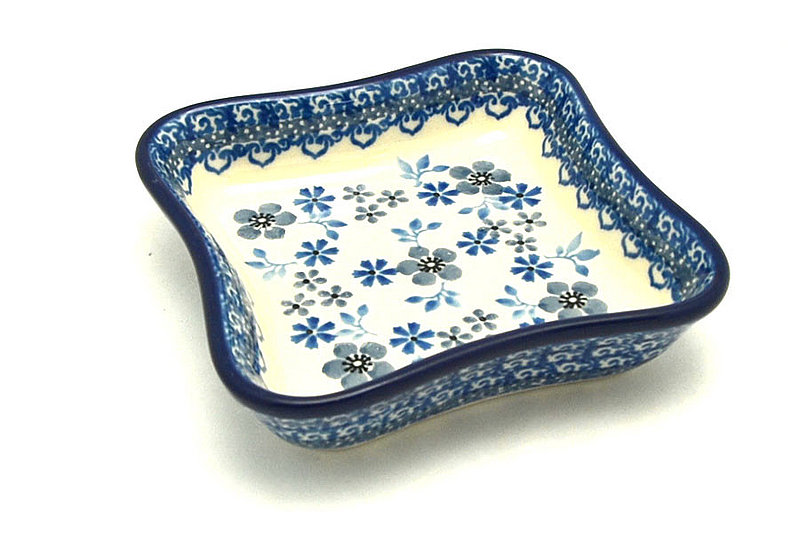 Ceramika Artystyczna Polish Pottery Fluted Dipping Dish - Blue Horizon 630-2333a (Ceramika Artystyczna)