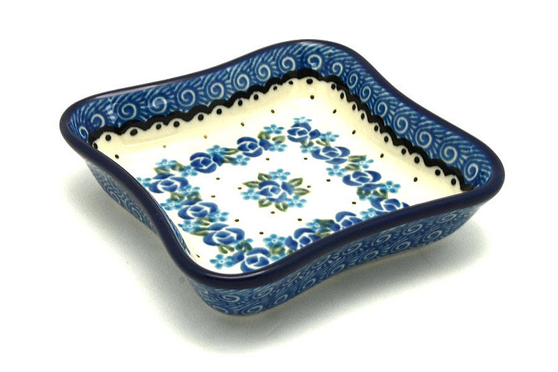 Ceramika Artystyczna Polish Pottery Fluted Dipping Dish - Twilight 630-0882a (Ceramika Artystyczna)