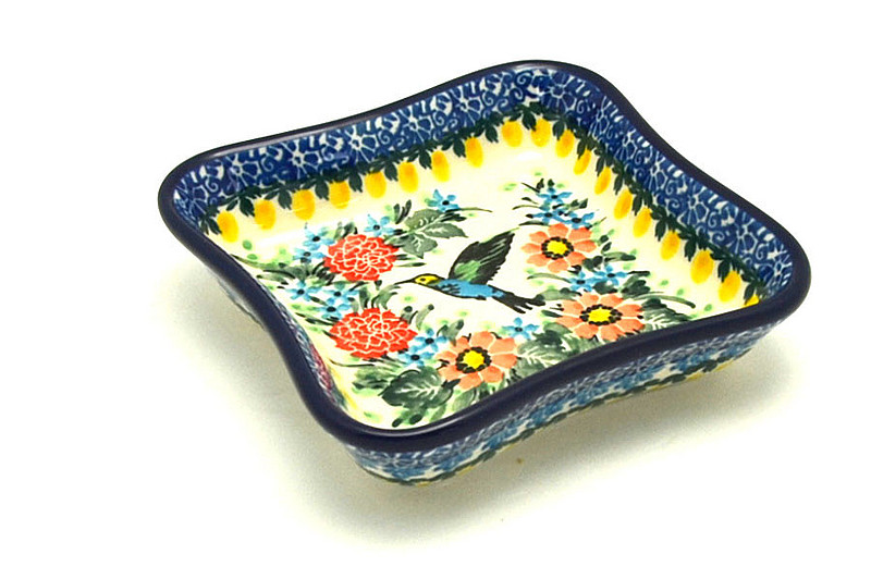 Ceramika Artystyczna Polish Pottery Fluted Dipping Dish - Unikat Signature U3357 630-U3357 (Ceramika Artystyczna)