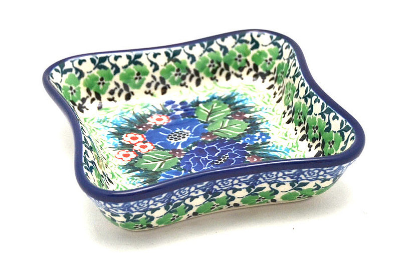 Ceramika Artystyczna Polish Pottery Fluted Dipping Dish - Unikat Signature U4572 630-U4572 (Ceramika Artystyczna)