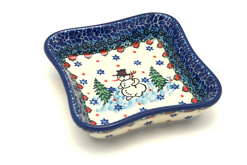 Ceramika Artystyczna Polish Pottery Fluted Dipping Dish - Unikat Signature U4661 630-U4661 (Ceramika Artystyczna)