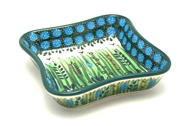 Ceramika Artystyczna Polish Pottery Fluted Dipping Dish - Unikat Signature U803 630-U0803 (Ceramika Artystyczna)