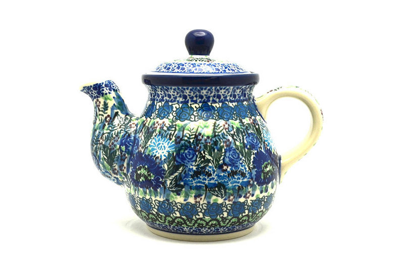 Polish Pottery Gooseneck Teapot 20 oz. Unikat Signature U4520 119U4520