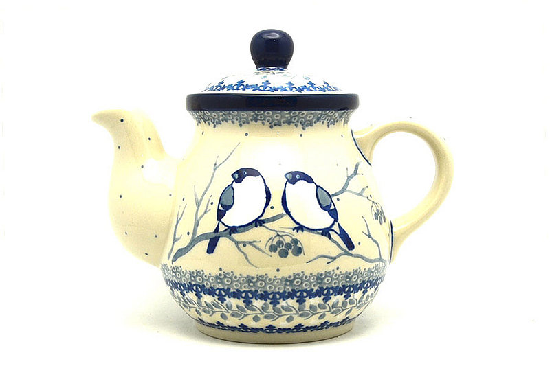 Polish Pottery Gooseneck Teapot - 20 oz. - Unikat Signature - U4830