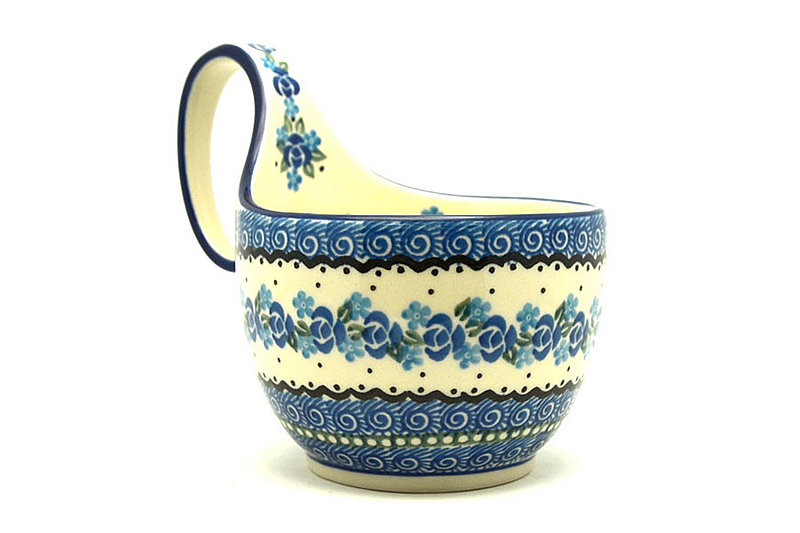 Ceramika Artystyczna Polish Pottery Loop Handle Bowl - Twilight 845-882a (Ceramika Artystyczna)