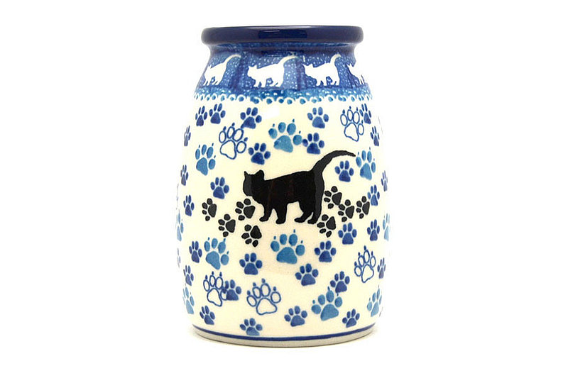 Ceramika Artystyczna Polish Pottery Milk Bottle Vase - Boo Boo Kitty 196-1771a (Ceramika Artystyczna)