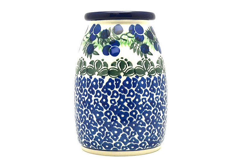 Ceramika Artystyczna Polish Pottery Milk Bottle Vase - Huckleberry 196-1413a (Ceramika Artystyczna)