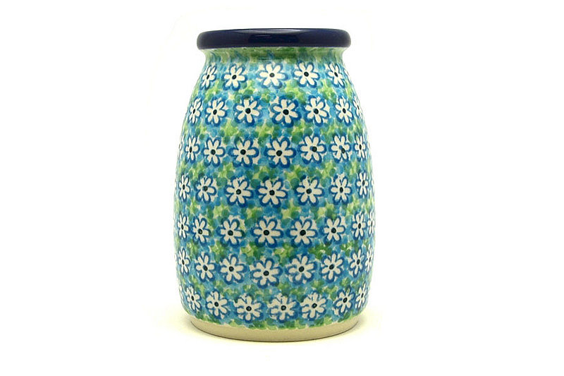 Ceramika Artystyczna Polish Pottery Milk Bottle Vase - Key Lime 196-2252a (Ceramika Artystyczna)