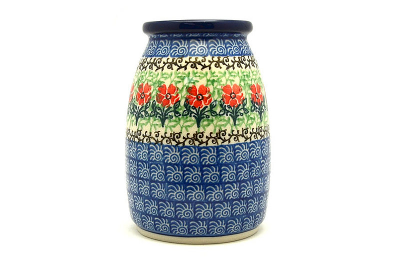 Ceramika Artystyczna Polish Pottery Milk Bottle Vase - Maraschino 196-1916a (Ceramika Artystyczna)