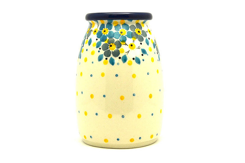 Ceramika Artystyczna Polish Pottery Milk Bottle Vase - Shady Blooms 196-2498a (Ceramika Artystyczna)
