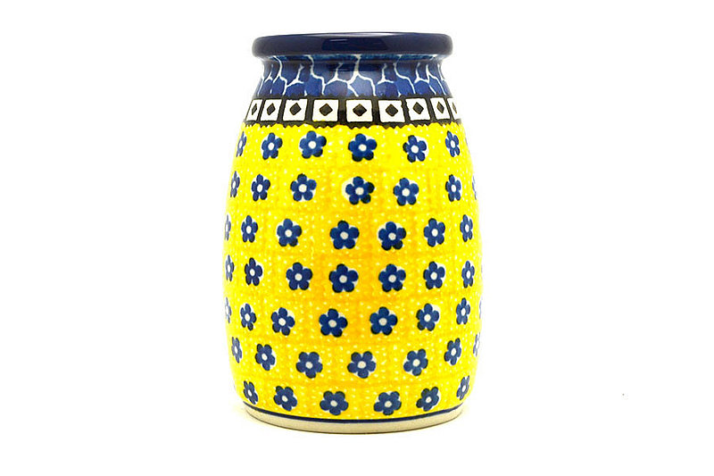 Ceramika Artystyczna Polish Pottery Milk Bottle Vase - Sunburst 196-859a (Ceramika Artystyczna)