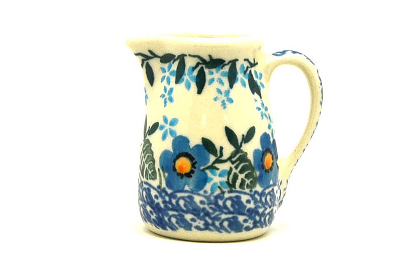 Ceramika Artystyczna Polish Pottery Miniature Pitcher - Joyful Blue 315-2277a (Ceramika Artystyczna)
