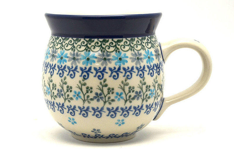 Ceramika Artystyczna Polish Pottery Mug - 11 oz. Bubble - Blue Dazzle 070-2250a (Ceramika Artystyczna)