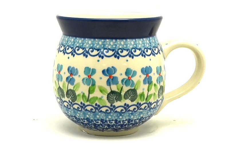 Ceramika Artystyczna Polish Pottery Mug - 11 oz. Bubble - Dutch Iris 070-2668a (Ceramika Artystyczna)