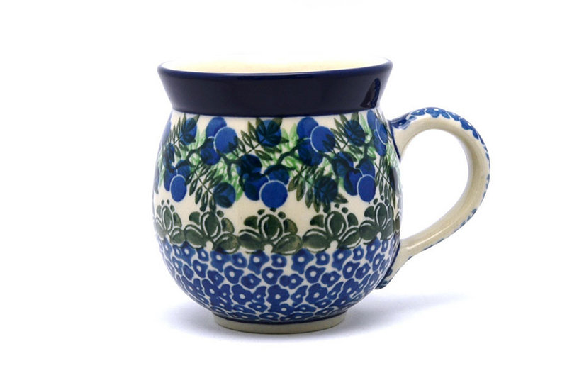 Ceramika Artystyczna Polish Pottery Mug - 11 oz. Bubble - Huckleberry 070-1413a (Ceramika Artystyczna)