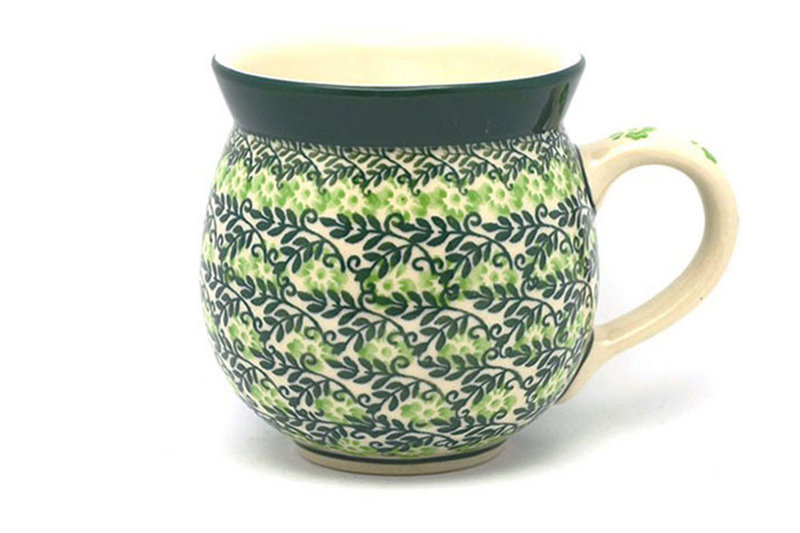 Ceramika Artystyczna Polish Pottery Mug - 11 oz. Bubble - Irish Meadow 070-1888q (Ceramika Artystyczna)
