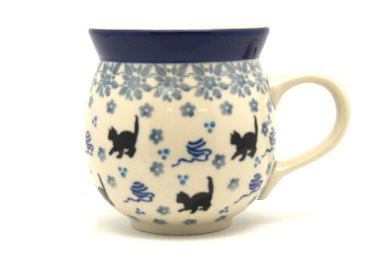 Ceramika Artystyczna Polish Pottery Mug - 11 oz. Bubble - Little Boo 070-2592a (Ceramika Artystyczna)