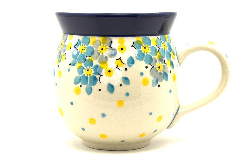 Ceramika Artystyczna Polish Pottery Mug - 11 oz. Bubble - Shady Blooms 070-2498a (Ceramika Artystyczna)