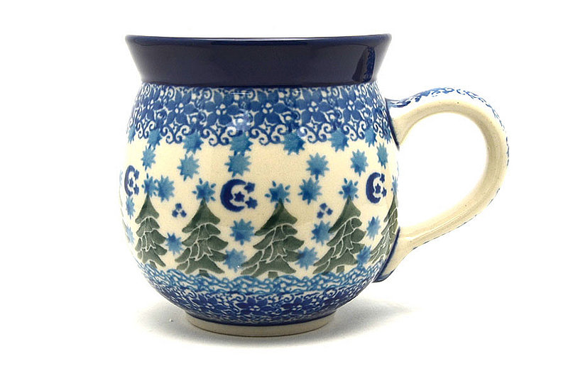 Ceramika Artystyczna Polish Pottery Mug - 11 oz. Bubble - Silent Night 070-1674a (Ceramika Artystyczna)