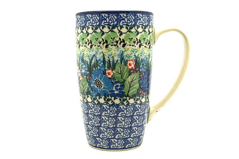 Ceramika Artystyczna Polish Pottery Mug - 12 oz. Cafe - Unikat Signature - U4572 C52-U4572 (Ceramika Artystyczna)