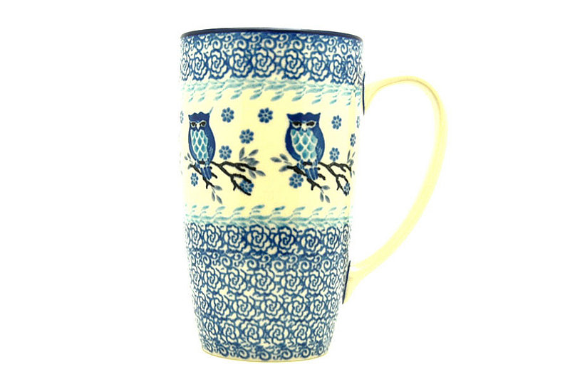 Ceramika Artystyczna Polish Pottery Mug - 12 oz. Cafe - Unikat Signature U5055 C52-U5055 (Ceramika Artystyczna)