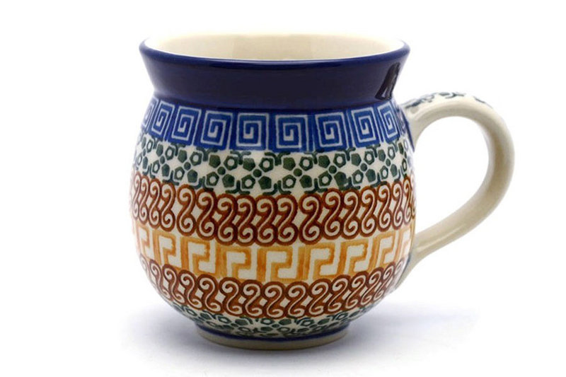 Ceramika Artystyczna Polish Pottery Mug - 15 oz. Bubble - Autumn 073-050a (Ceramika Artystyczna)