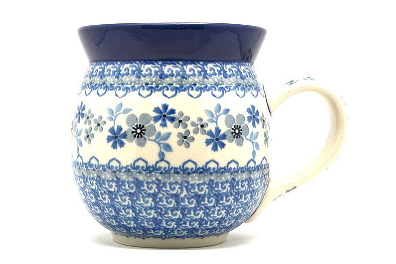 Polish Pottery Mug - 15 oz. Bubble - Blue Horizon