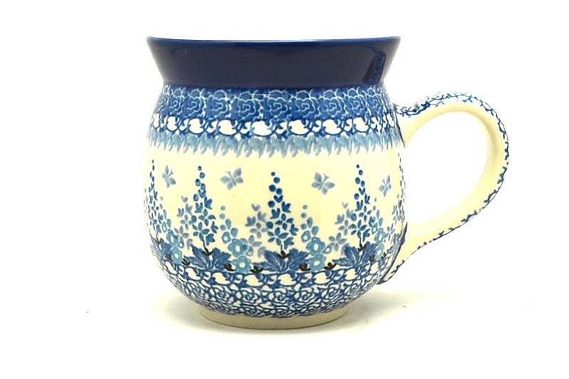 Ceramika Artystyczna Polish Pottery Mug - 15 oz. Bubble - Blue Sage 073-3277a (Ceramika Artystyczna)