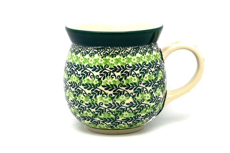 Ceramika Artystyczna Polish Pottery Mug - 15 oz. Bubble - Irish Meadow 073-1888q (Ceramika Artystyczna)