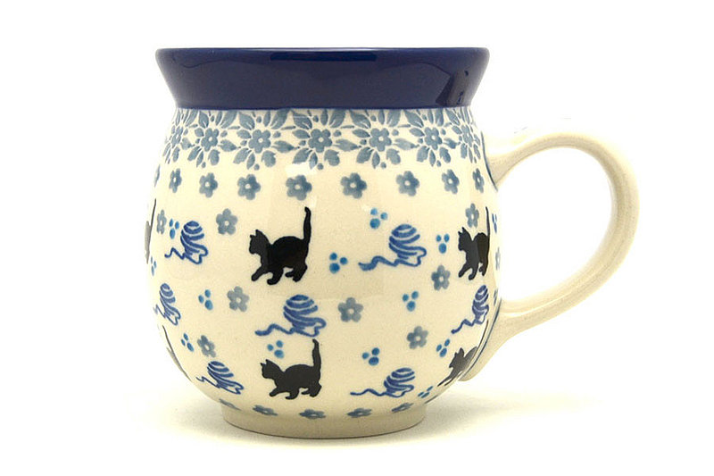 Ceramika Artystyczna Polish Pottery Mug - 15 oz. Bubble - Little Boo 073-2592a (Ceramika Artystyczna)