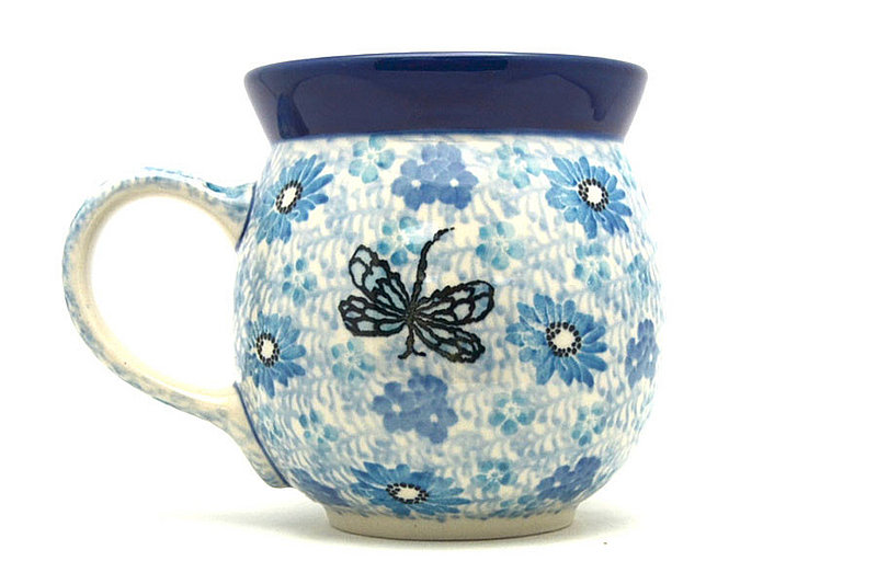 Polish Pottery Mug - 15 oz. Bubble - Misty Dragonfly