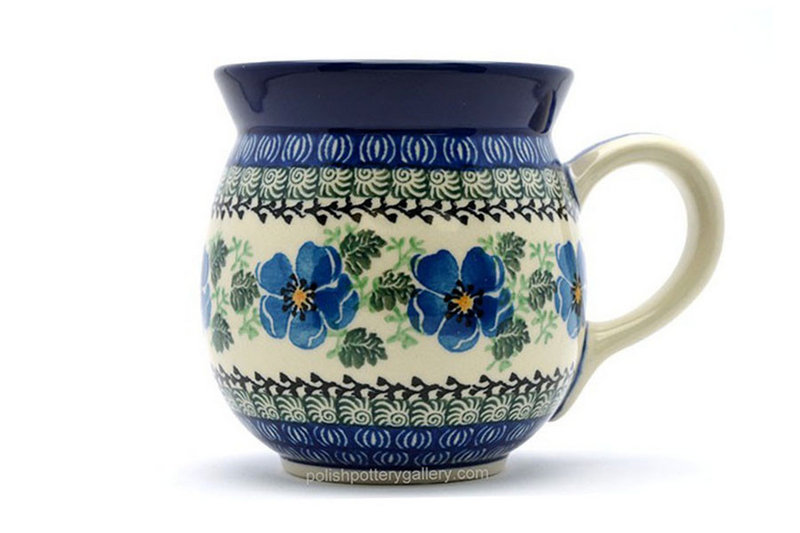 Ceramika Artystyczna Polish Pottery Mug - 15 oz. Bubble - Morning Glory 073-1915a (Ceramika Artystyczna)