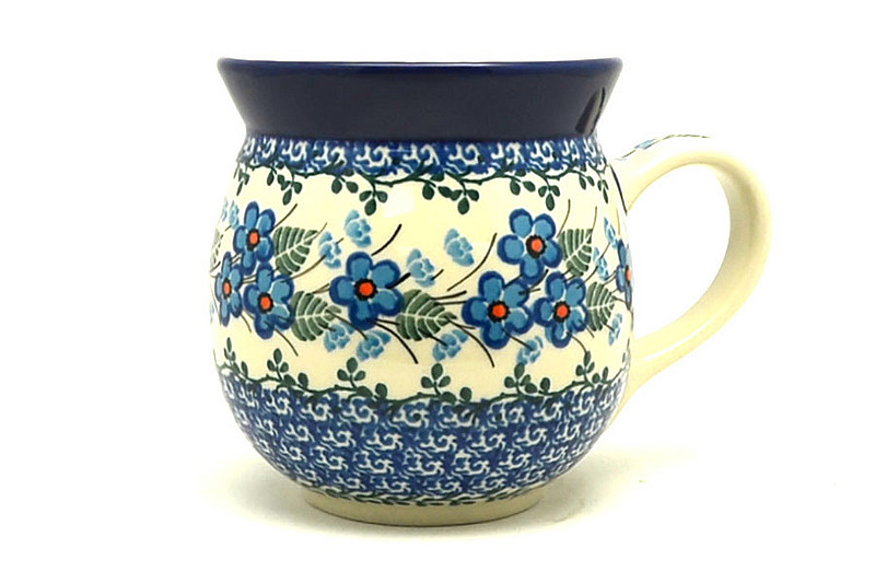 Ceramika Artystyczna Polish Pottery Mug - 15 oz. Bubble - Parisian Posies 073-2272a (Ceramika Artystyczna)