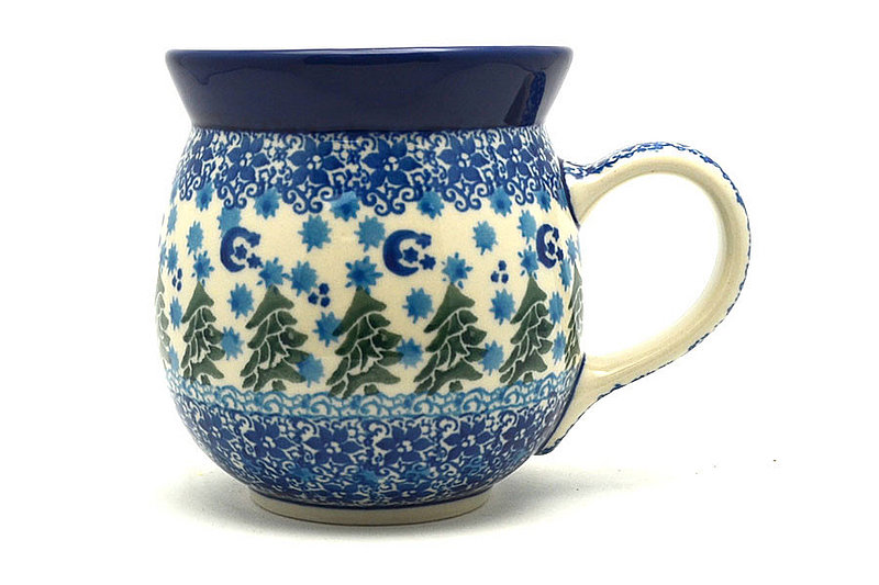 Ceramika Artystyczna Polish Pottery Mug - 15 oz. Bubble - Silent Night 073-1674a (Ceramika Artystyczna)