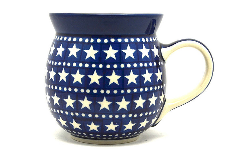 Polish Pottery Mug - 15 oz. Bubble - Starlight