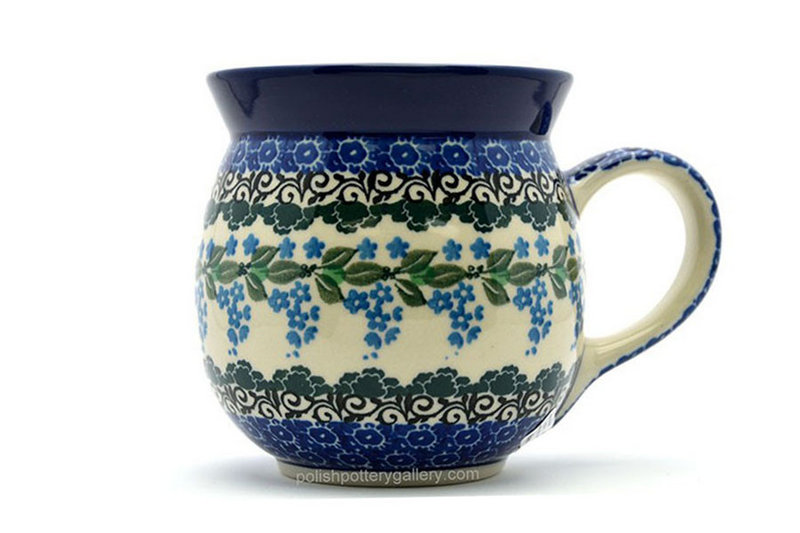Ceramika Artystyczna Polish Pottery Mug - 15 oz. Bubble - Wisteria 073-1473a (Ceramika Artystyczna)