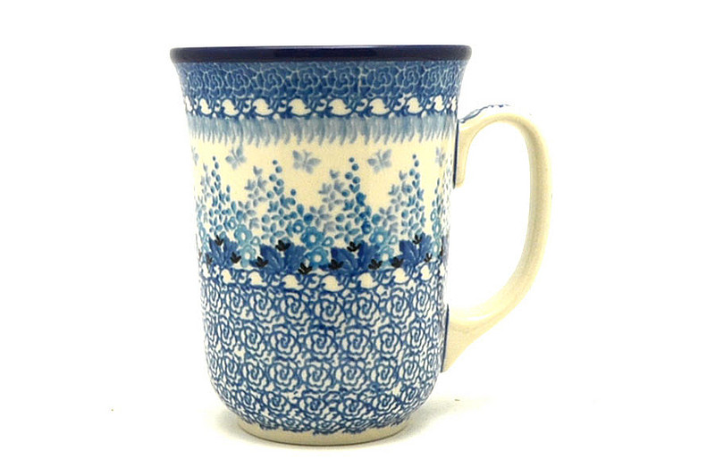 Ceramika Artystyczna Polish Pottery Mug - 16 oz. Bistro - Blue Sage 812-3277a (Ceramika Artystyczna)