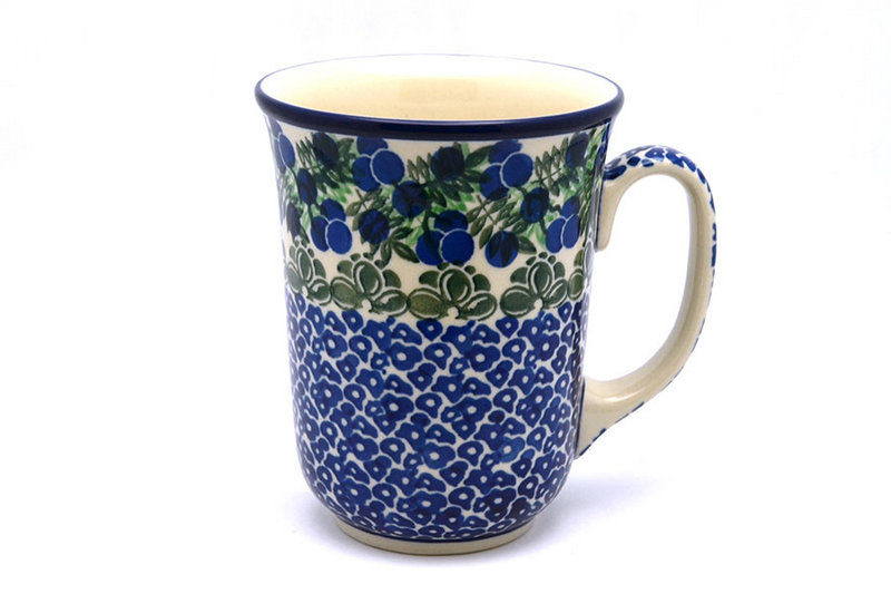 Ceramika Artystyczna Polish Pottery Mug - 16 oz. Bistro - Huckleberry 812-1413a (Ceramika Artystyczna)