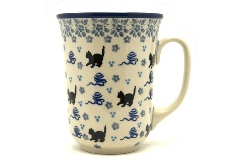 Ceramika Artystyczna Polish Pottery Mug - 16 oz. Bistro - Little Boo 812-2592a (Ceramika Artystyczna)