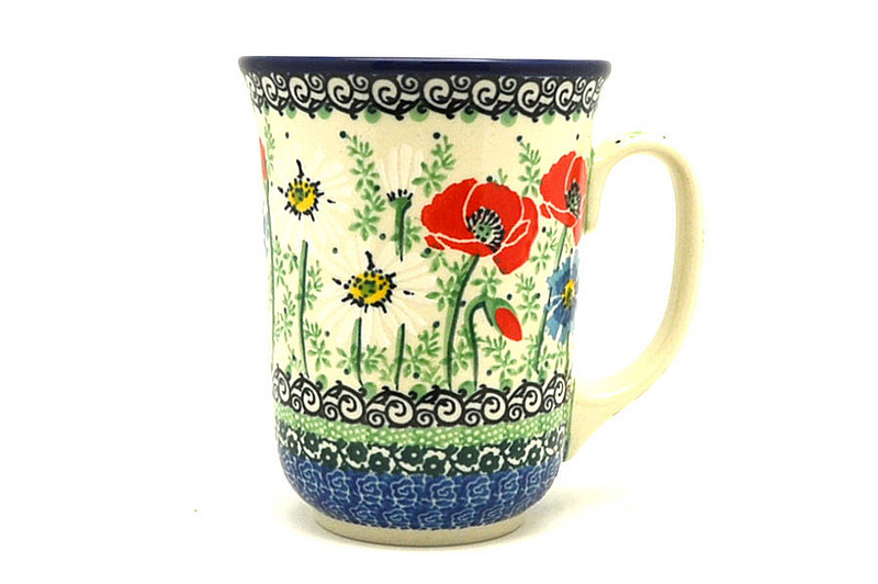 Ceramika Artystyczna Polish Pottery Mug - 16 oz. Bistro - Unikat Signature U4968 812-U4968 (Ceramika Artystyczna)
