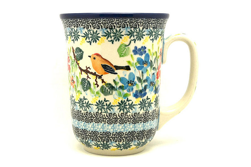 Ceramika Artystyczna Polish Pottery Mug - 16 oz. Bistro - Unikat Signature U5098 812-U5098 (Ceramika Artystyczna)