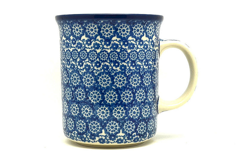 Ceramika Artystyczna Polish Pottery Mug - Big Straight Sided - Midnight B13-2615a (Ceramika Artystyczna)