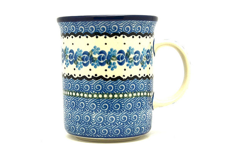 Ceramika Artystyczna Polish Pottery Mug - Big Straight Sided - Twilight B13-0882a (Ceramika Artystyczna)