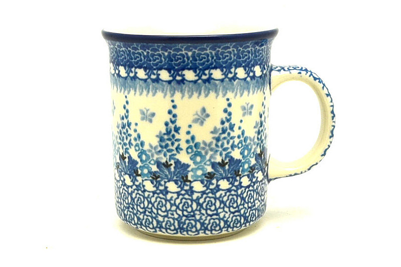 Ceramika Artystyczna Polish Pottery Mug - Straight Sided - Blue Sage 236-3277a (Ceramika Artystyczna)