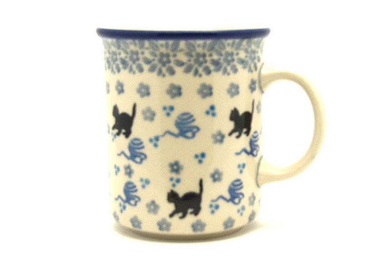 Ceramika Artystyczna Polish Pottery Mug - Straight Sided - Little Boo 236-2592a (Ceramika Artystyczna)